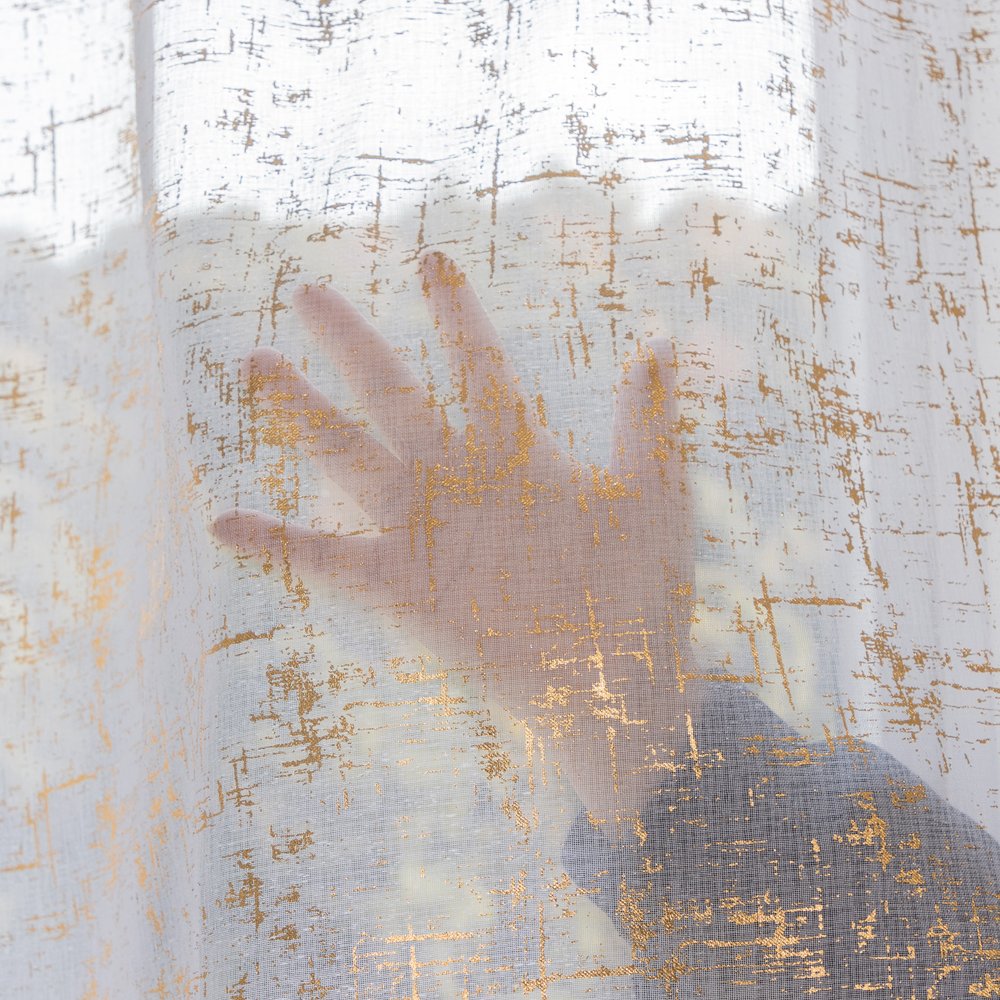 Sheer Curtain Y002 fabric texture view 4