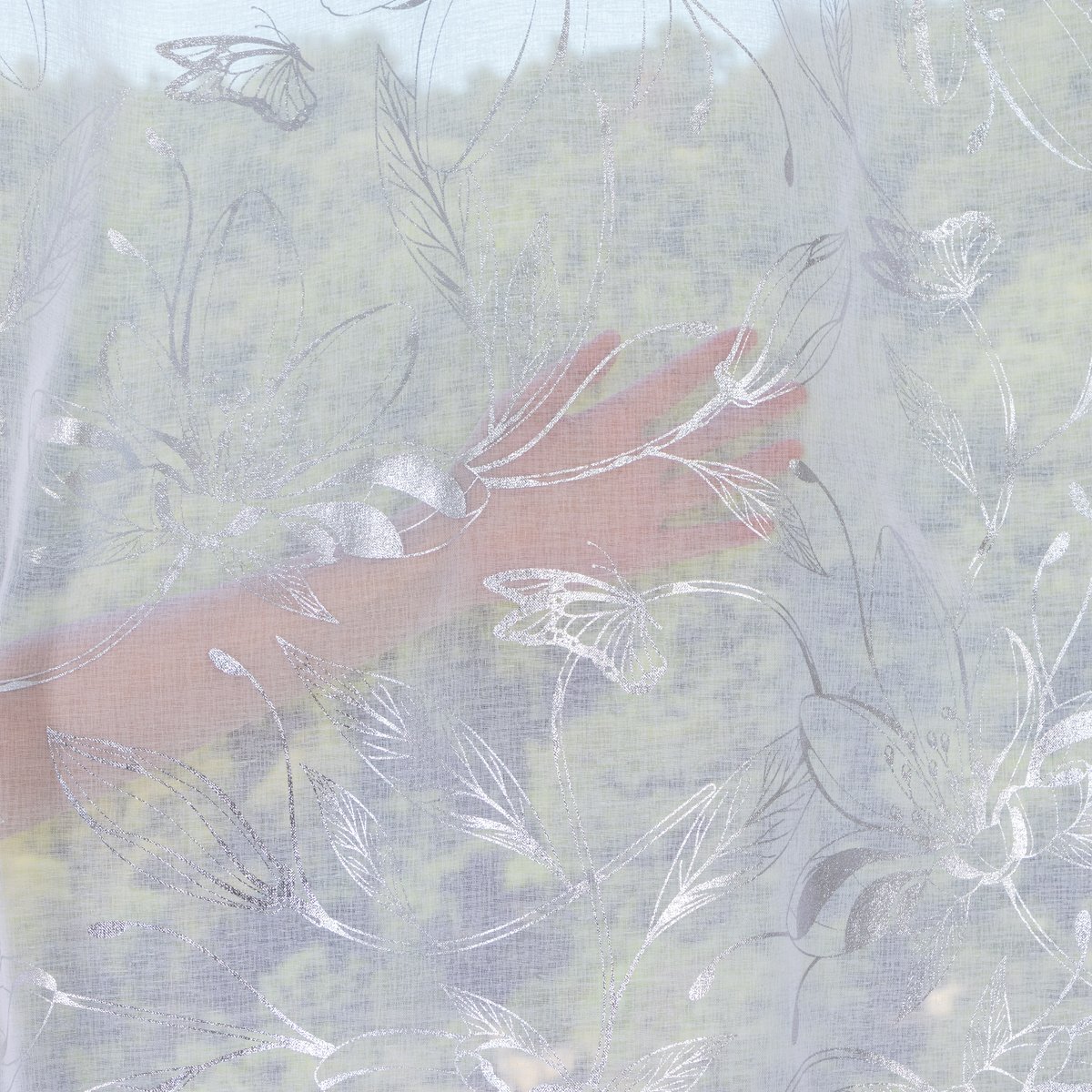 Sheer Curtain Y005 fabric texture view 3